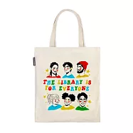 美國Out of Print托特包/Mychal Threets: The Library is for Everyone Tote Bag