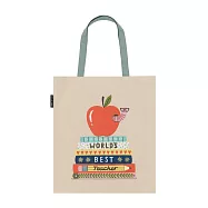 美國Out of Print托特包/World’s Best Teacher Tote Bag