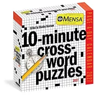 Mensa(r) 10-Minute Crossword Puzzles Page-A-Day(r) Calendar 2027