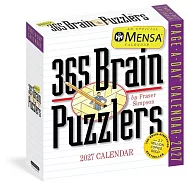 Mensa(r) 365 Brain Puzzlers Page-A-Day(r) Calendar 2027: Word Puzzles, Logic Challenges, Number Problems, and More