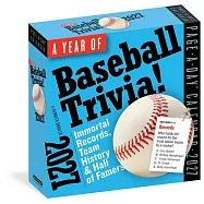 A Year of Baseball Trivia! Page-A-Day(r) Calendar 2027: Immortal Records, Team History & Hall of Famers