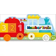 樂高得寶火車數字硬頁書(輪子可轉) Lego Duplo Number Train