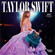 泰勒絲2027官方掛曆.迷你版(收錄2026/9-2027/12月曆)Taylor Swift Official 2027 7 X 14 Inch (Hanging) Monthly Mini Wall Calendar