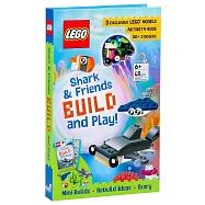 Lego Books: Shark & Friends Build and Play Box (附3樂高獨家模型+活動本+50張貼紙)