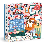 Galison Pattern & Petal &ndash; 500 Piece Jigsaw Puzzle Featuring Beautiful Artwork of A Floral Living Scene