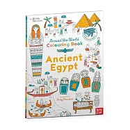大英博物館製作：古埃及著色書(20個場景+90多張全彩文物貼紙+文字介紹)British Museum: Around the World Colouring: Ancient Egypt