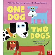 翻翻機關書(附故事音檔) One Dog, Two Dogs: A lift-the-flap, pop-up book with 20 dogs to count! (One, Two Counting Books)