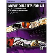 電影曲四重奏樂譜(可混4種樂器)-大提琴/低音提琴 第1-4級