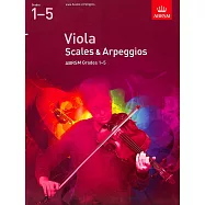 英國皇家中提琴檢定第1-5級音階 教本