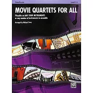 電影主題曲給長笛或短笛四重奏樂譜(亦可適用任4種不同樂器混搭)