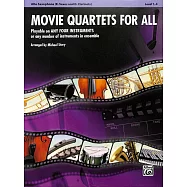 電影主題曲給中音薩克斯風四重奏樂譜(亦可適用任4種不同樂器混搭)