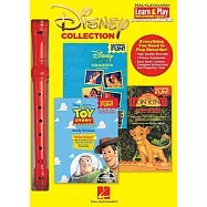 迪士尼經典 典藏組(含3本樂曲及直笛) Disney Collection Learn & Play