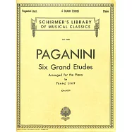 帕格尼尼六首練習曲 Vol. 835 李斯特版鋼琴樂譜