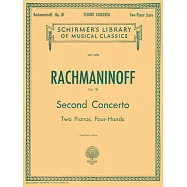 拉赫曼尼諾夫：第2號C小調協奏曲 Op.18 鋼琴二重奏樂譜 (Schirmer版)