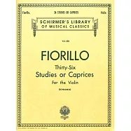 費奧利洛：36首小提琴練習曲 (Schirmer版)