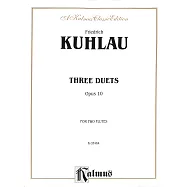 庫勞：3首長笛二重奏 作品10 雙長笛樂譜 (Kalmus版)