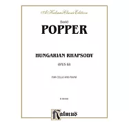 波珀爾：匈牙利狂想曲 作品68 大提琴與鋼琴伴奏樂譜 (Kalmus版)