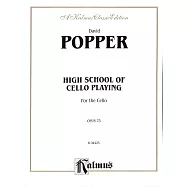 波珀爾：大提琴練習曲 作品73 大提琴樂譜 (Kalmus版)