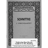 施尼特克：第3號弦樂四重奏 總譜