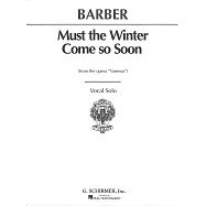 冬天即將到來 - 歌劇《凡妮莎》聲樂與鋼琴伴奏