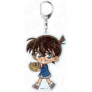 名偵探柯南大壓克力鑰匙圈：Q版秋季江戶川柯南