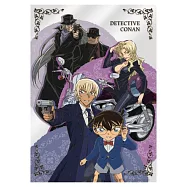 名偵探柯南柯南&黑衣組織可寫透明W型文件夾