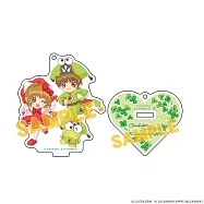 庫洛魔法使x三麗鷗壓克力立牌吊飾花ver.：小櫻x小狼x大眼蛙