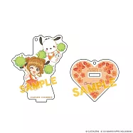 庫洛魔法使x三麗鷗壓克力立牌吊飾花ver.：小櫻x帕洽狗