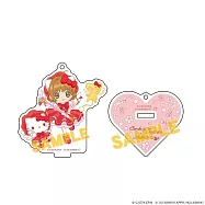 庫洛魔法使x三麗鷗壓克力立牌吊飾花ver.：小櫻x凱蒂貓