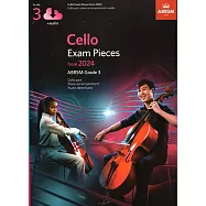 英國皇家 2024 大提琴考試指定曲含鋼琴伴奏譜 第3級(附線上音訊檔)