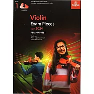 英國皇家 2024 小提琴考試指定曲含鋼琴伴奏譜 第1級(附線上音訊檔)