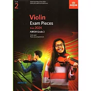 英國皇家 2024 小提琴考試指定曲含鋼琴伴奏譜 第2級