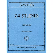 加維尼葉斯：二十四首練習曲 小提琴樂譜GALAMIAN Ivan編曲