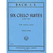 巴赫：六首大提琴無伴奏組曲作品1007-1012中提琴譜 凱蒂姆斯編曲