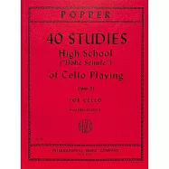 波珀爾：四十首練習曲作品73 大提琴樂譜STUTCH Nathan編曲