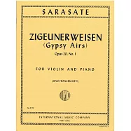 薩拉沙特：流浪者之歌作品20第1號 小提琴與鋼琴伴奏譜 (國際版)