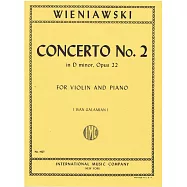 維尼奧夫斯基：D大調協奏曲二號作品35 小提琴與鋼琴伴奏譜 (國際版)