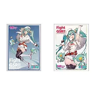 初音未來賽車未來2023應援插畫ver.角色收集卡套組(一組2張)