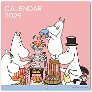 MOOMIN慕敏家族Square 2025年壁掛式月曆