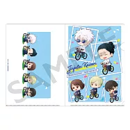 咒術迴戰A4透明資料夾：騎腳踏車ver.