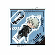 怪獸8號變形裝飾壓克力支架鑰匙圈：市川雷諾