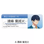 失憶投捕皮質胸章：(長形)A 清峰葉流火