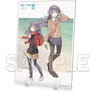 青春豬頭少年10週年大壓克力板：櫻島麻衣&書包女孩