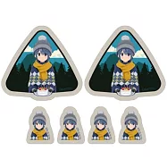 搖曳露營迷你貼紙組：志摩凜 生日露營ver.