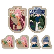 搖曳露營迷你貼紙組：凜&撫子 Zebra購物ver.