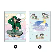 進撃的巨人x三麗鷗文件夾：里維x酷企鵝