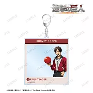 進撃的巨人SNS風BIG壓克力吊飾：復古時尚艾連