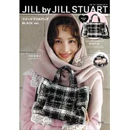 JILL by JILLSTUART時尚單品：粗花呢荷葉邊肩提包(BLACK ver.)
