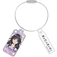 薰香花朵凛然綻放金屬圈壓克力吊飾：和栗薫子