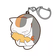 夏目友人帳鑰匙扣吊飾：貓咪老師愛吃炸蝦 拎起來
